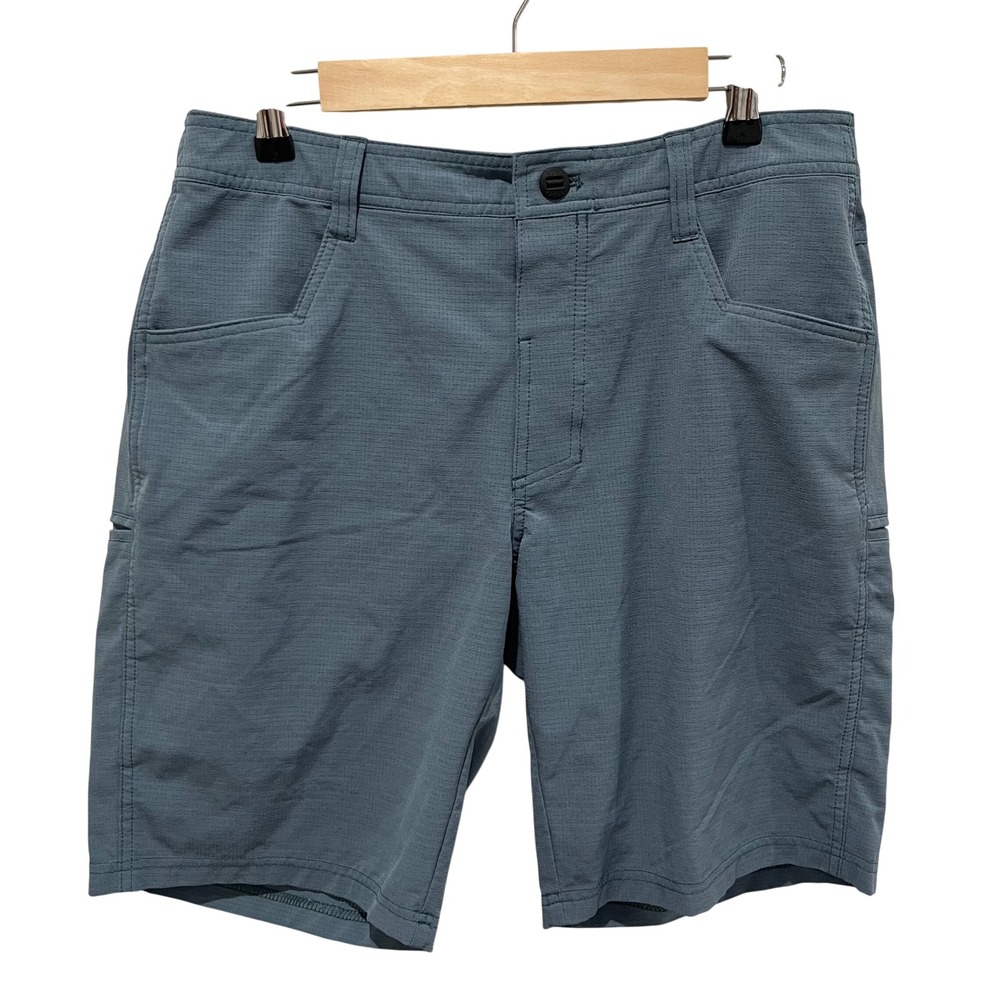 KUHL Renegade Shorts Mens 32 Blue Ripstop Hiking Outdoor Gorpcore Athleisure